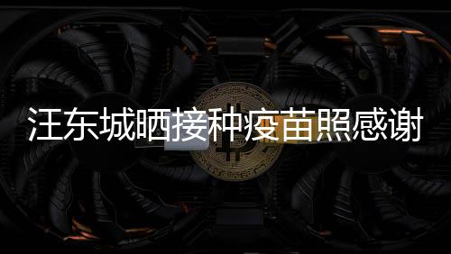 安全谢祖让我国更有感疫苗接种照感汪东城晒