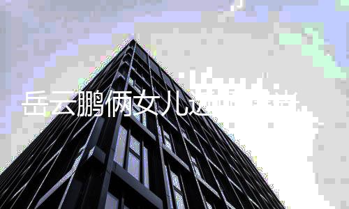 鹏俩曝光相随爹太女儿岳云近照 长可爱